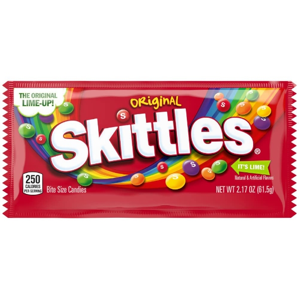 Picture of Skittles Original Summer Chewy Candy Packs 2.17 Ounce