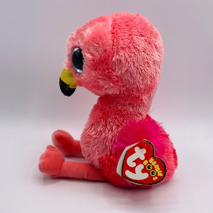 Picture of Ty Beanie Boos Gilda Pink Flamingo Plush Small