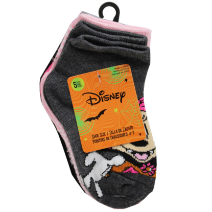 Picture of Disney Minnie Mouse 5 Pack Kids Quarter Socks Bulk Pak 5