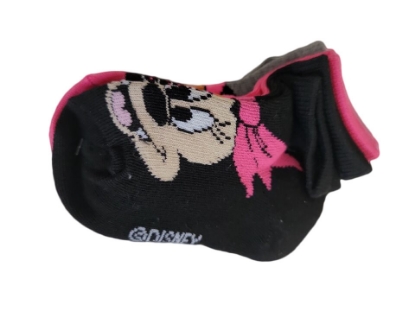 Picture of Disney Minnie Mouse 5 Pack Kids Quarter Socks Bulk Pak 5