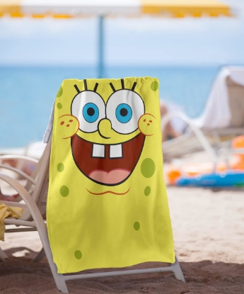 Picture of Sponge Bob Nickelodeon Surf Shack Squarepants Beach Bath Towel
