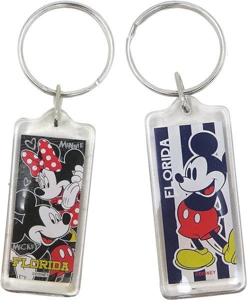 Picture of Disney Florida Mickey and Minnie Mouse Souvenir Keychains