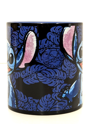 Picture of Disney Lilo & Stitch Floral Ceramic Mug Blue 20 Ounces
