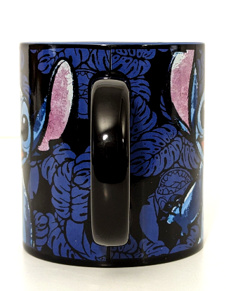 Picture of Disney Lilo & Stitch Floral Ceramic Mug Blue 20 Ounces
