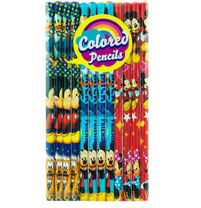 Picture of Disney Minnie Mouse 12 Colored Pencils Pack