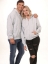 Picture of U.S Apparel Unisex Full-Zip Fleece Hooded Sweatshirt Grey Medium