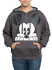 Picture of Disney Mickey Mouse Peeking Grey Men's Hoodie Small
