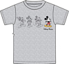 Picture of Disney 3 Sketchy Mickey GHR Men's Size Medium Gray
