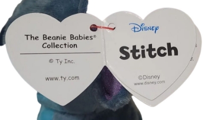 Picture of Ty Beanie Baby Disney Stitch the Blue Alien 6" Plush