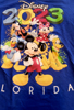 Picture of Disney 2023 Adult Mickey and Friends Unisex Tee Blue Medium