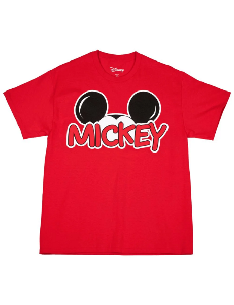 Picture of Disney Mickey Mouse Signature Ears Family T-Shirt Red Medium