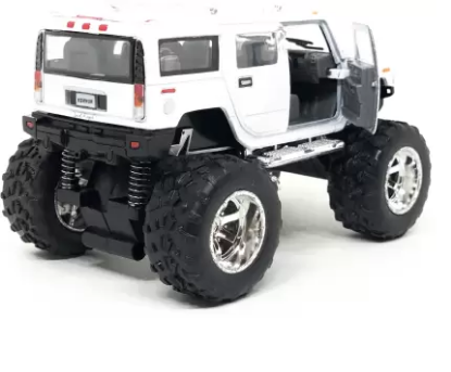 Picture of Kinsmart 2008 Hummer H2 SUT Off Road  1:40 Scale with Openable Doors & Pull Back Action