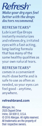 Picture of Refresh Tears Lubricant Eye Drops 3mL