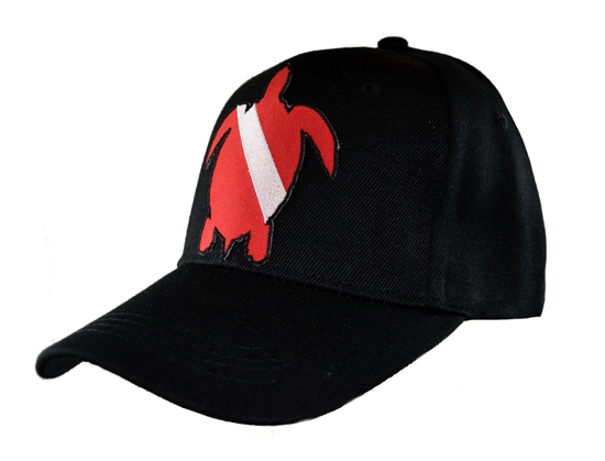 Picture of Diving Flag Turtle Baseball Cap