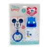 Picture of Disney Baby Boy Mickey Mouse Bottle Rattle and Pacifier Set Blue
