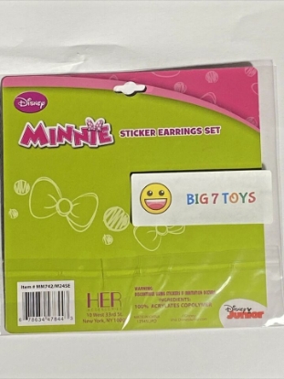 Picture of Disney Minnie Mouse Bow-tique Kids 24-pair Sticker Ear Rings
