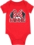 Picture of Disney Minnie Mouse Short Sleeved Onesie Suit for Baby Girl Red 24M