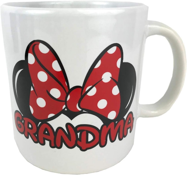 Picture of Disney Minnie Grandma Fan Jumbo 20oz Mug White