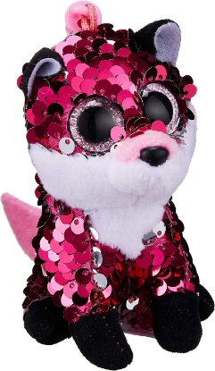 Picture of TY Flippables Jewel The Fox Sequin Bag Clip 4 Inch