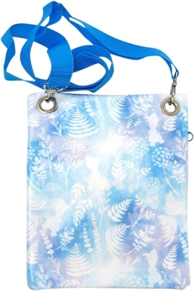 Picture of Disney Frozen II Elsa Passport Bag Crossbody Tote 7 3/4 Inch