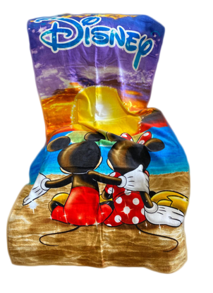 Picture of Disney Mickey Mouse Minnie Sunset Florida Beach Towel 28x58 Spring Summer