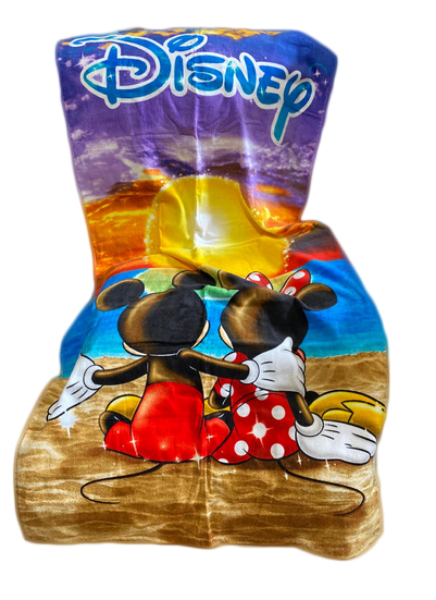 Picture of Disney Mickey Mouse Minnie Sunset Florida Beach Towel 28x58 Spring Summer