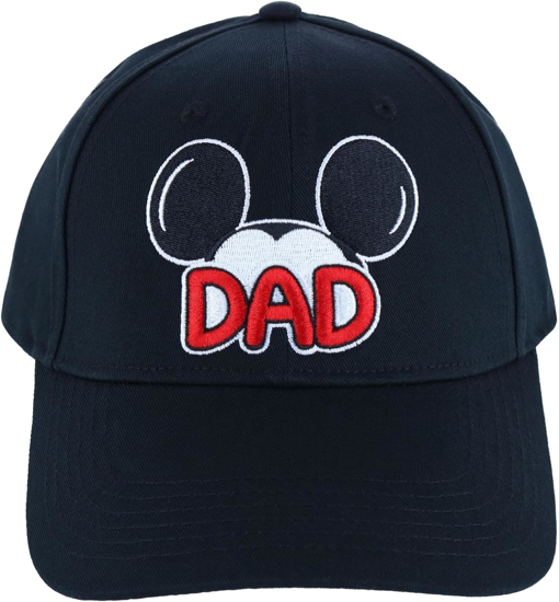 Picture of Disney Men's Mickey Mouse Dad Baseball Cap Black Single Size