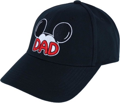 Picture of Disney Men's Mickey Mouse Dad Baseball Cap Black Single Size