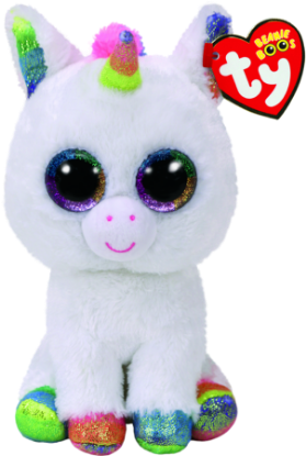 Picture of Ty Mini Boos Pixy The white Unicorn Keyclip Small