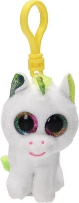 Picture of Ty Mini Boos Pixy The white Unicorn Keyclip Small
