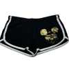 Picture of Disney Mickey Mouse Gold Foil Women's Black Beach Shorts Medium