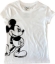 Picture of Disney Women Fashion T Shirt Bold Mickey White Medium