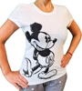 Picture of Disney Women Fashion T Shirt Bold Mickey White Medium