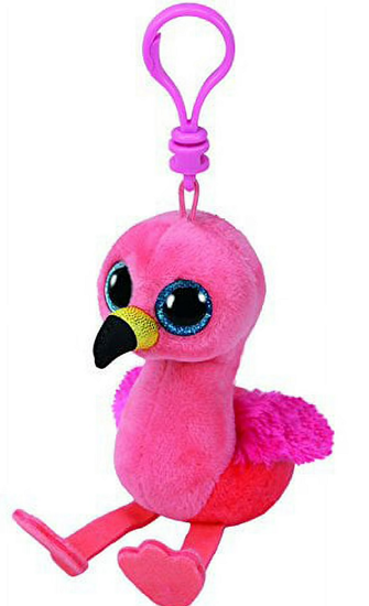 Picture of TY Beanie Boos Flamingo Gilda Bag Clip 4 Inch