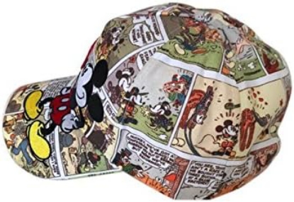Picture of Disney Mickey Mouse Comic Book Print Snapback Baseball Hat