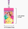 Picture of Disney Princess Ariel Belle Aurora Pink Cruise Lanyard with Detachable Card Holder