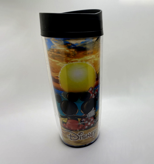 Picture of Disney Mickey Mouse & Minnie Mouse Sunset 18 Ounce Tumbler Travel Mug