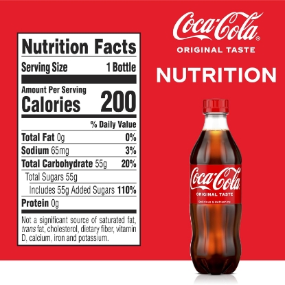 Picture of Coca-Cola Soda Soft Drink 16.9 fl oz 6 Pack