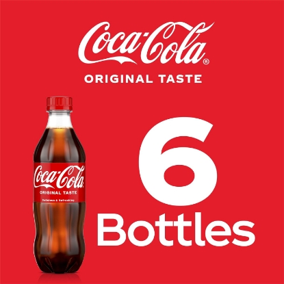 Picture of Coca-Cola Soda Soft Drink 16.9 fl oz 6 Pack