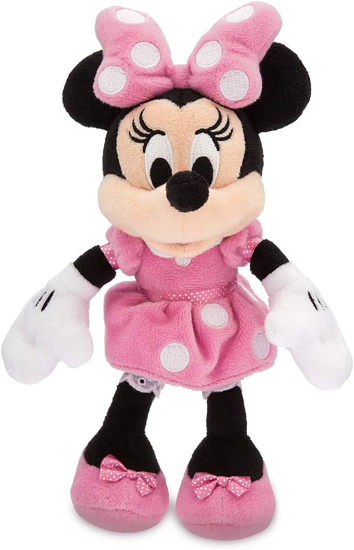Picture of Disney Minnie Mouse Polka Dot Plush Pink Minnie Bean Bag  9 Inches