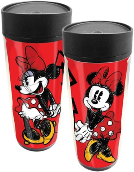 Picture of Disney Minnie Danced Travel Tumbler Mug Red