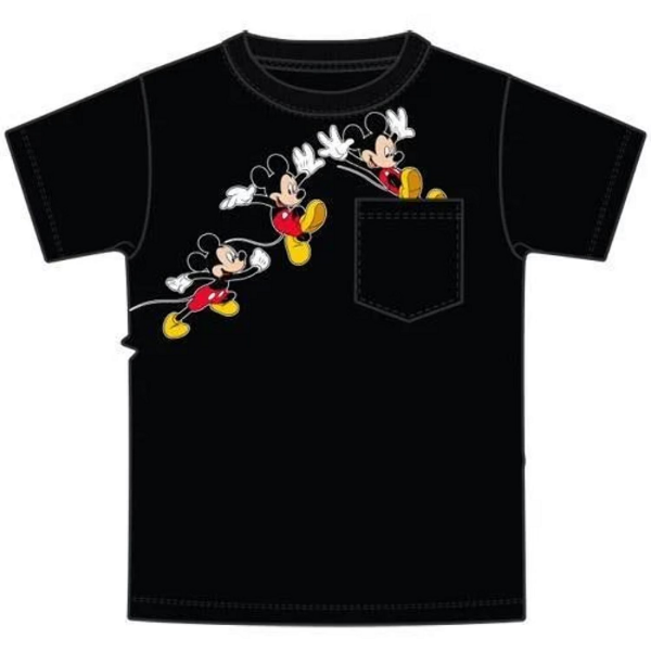 Picture of Disney Mickey Boys Pocket Tee Black Boy's Size: XS
