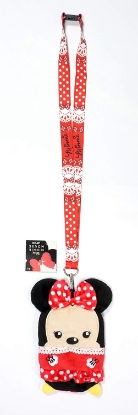 Picture of Disney Minnie Mouse Deluxe Lanyard with Pouch Card Holder Red