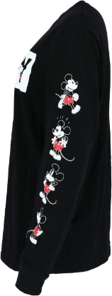 Picture of Disney Adult Many Mickey Long Sleeve Top Black XL
