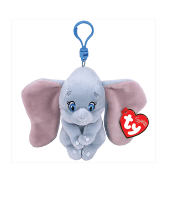 Picture of TY Beanie Babies Disney Dumbo the Elephant Plastic Key Clip Plush 5 inch