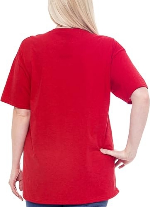 Picture of Disney Adult Womens Tee Shirt Mom Fan T-Shirt XL Red