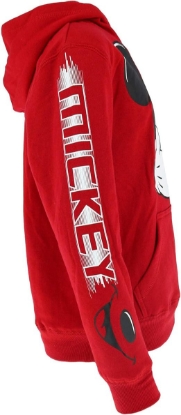 Picture of Disney Kids Mickey Mouse Big Smile Fleece Red Hoodie