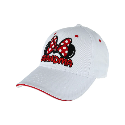 Picture of Disney Women's Minnie Mouse Grandma Fan Baseball Cap White