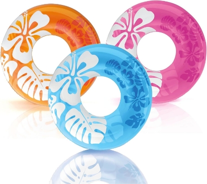 Picture of Intex Transparent Inflatable Swimming Pool Tube Assorted 36"