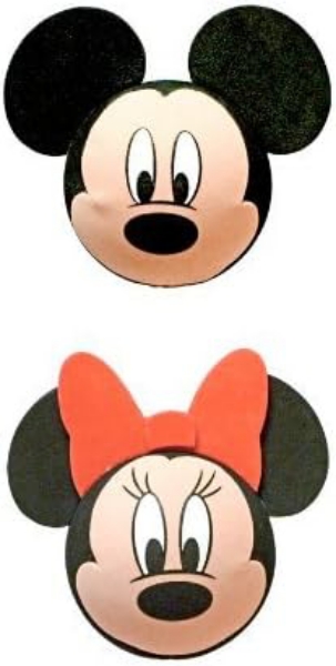 Picture of Disney Mickey Mouse and Minnie Mouse Faces Antenna Toppers